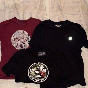 Vans Black Graphic Kids T-Shirts: All 3 for $15